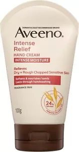 Aveeno Intense Relief Soothing Fragrance Free Hand Cream 100g-Au - Picture 1 of 5