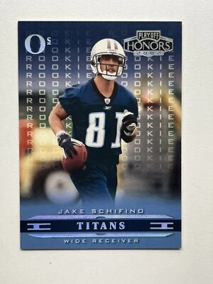 2002 Playoff Honors X's #142 Jake Schifino /50 Tennessee Titans Football Card - Image 1 of 2