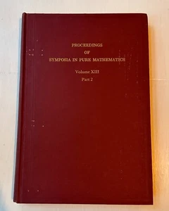 Axiomatic Set Theory, Part 2 1974 / Proceedings Symposia Pure Mathematics - Picture 1 of 1