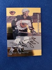 2001-02 BAP Signature Series GOLD 1st Autograph Card Daniel Tjarnqvist Card #202