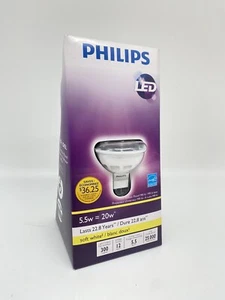 Philips LED 5.5w indoor flood 300 Lumens soft white MR16 Light Bulb 12volt - Picture 1 of 4