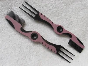 2X TruLift TEASEASE Bristle teasing brush STYLING TEASE comb NEW PINK - Picture 1 of 4