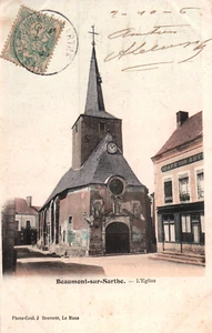 CPA 72 BEAUMONT-SUR-SARTHE - L'Eglise - Imagen 1 de 2