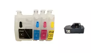 Leere wiederbefüllbare Patronen für Brother LC3029 LC3029XXL J5930DW mit Chip Resetter - Bild 1 von 4