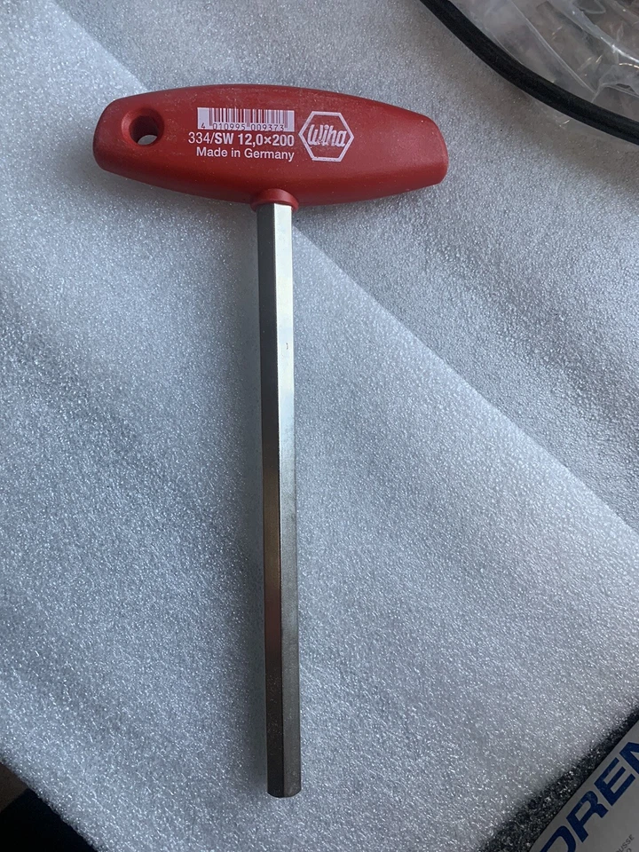 Wiha  12mm x 200mm Classic Grip Hex T-Handle Wrench 33429 - Image 1 of 1