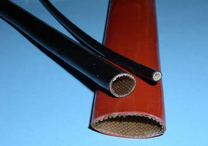 Funda de fibra de vidrio silicona flexible protección alta temperatura 4000V - Imagen 1 de 1