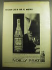 1958 Noilly Prat Vermouth Ad - Puts new life in your dry martinis