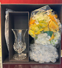 Waterford Crystal 2008 2nd Edition Vase with Bouquet (NIB) (C)