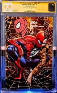 ULTIMATE SPIDER-MAN #7 MICO SUAYAN LIMITED /1000 CGC ss 9.9 non 9.8 + Osservazione - Foto 1 di 2