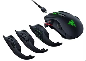 Razer Naga Pro Gaming Maus Wireless 20K DPI RGB Modular 19+1 Tasten MMO MOBA FPS - Bild 1 von 1