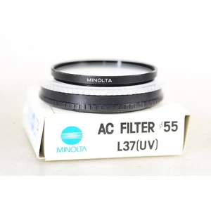Minolta 55mm uv-Filter L37 - Protection Filter E-55 - Hazefilter ES55 - UV - Picture 1 of 3