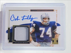 BOB LILLY 2021 IMPECCABLE ELEGANCE RETIRED PATCH GOLD A AUTO 08/10 - Picture 1 of 2