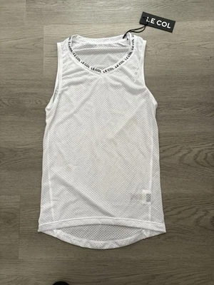 Le Col Men’s White Pro Air Sleeveless Base Layer - Size XS - BNWT - Image 1 of 4