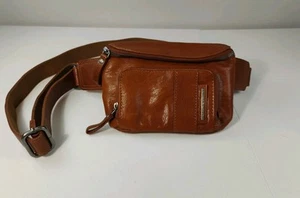 Marsupio SPIKES & SPARROW in pelle marrone marsupio cintura regolabile - Foto 1 di 14