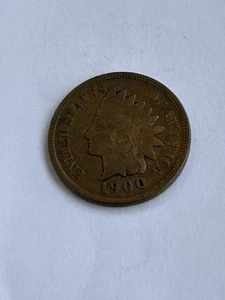 1900 Indian Head One Cent Penny - Picture 1 of 2