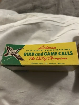 复古 Lohman Bird and Game Calls Box and Call for the City of Champions — 第 1/3 张图片