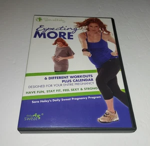 Expecting More Sara Haley's Pregnancy Program 6 Workouts on 2 DVDs + Calendar - Picture 1 of 3