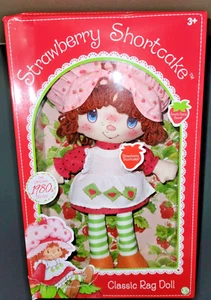 MUÑECA DE TRAPO PASTEL CORTO DE FRESA Reproducción Vintage Original Años 80 Diseño Clásico - Imagen 1 de 6
