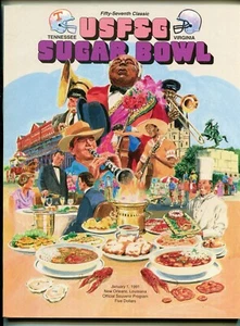 1991 Sugar Bowl Program Tennessee v Virginia Andy Kelly MVP 89838b49 - Picture 1 of 1