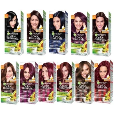 Garnier Color Naturals Crème Riche Hair Color Plum Red, 55ml + 50g - Image 1 of 3