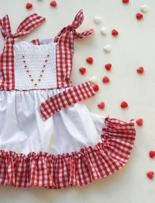 Vestido Jackie Rojo Lobo Bien Vestido Niñas WDW Talla 7 Nuevo Con Etiquetas Foto 1 de 4