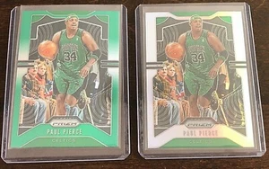 Panini Prizm B-ball 2019 Paul Pierce Boston Celtics verde e argento paralleli - Foto 1 di 3