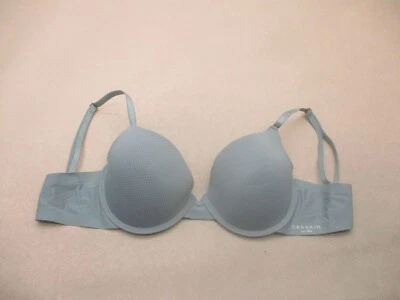 Sutiã feminino 36C DANSKIN cinza malha forrada com aro fecho traseiro Demi 10A - Imagem 1 de 4