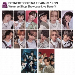 BOYNEXTDOOR 3rd EP Album 19.99 Weverse Shop Showcase Live Benefit Photocard KPOP - Picture 1 of 43