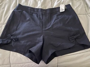 Forever 21 + Women's Relax Shorts w/ Pockets 1X Navy - Imagen 1 de 7
