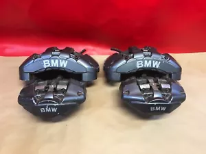2008-2013 BMW 135i E82 E88 FRONT & REAR BREMBO BRAKE CALIPERS SET GRAY OEM - Picture 1 of 12