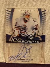 2006-07 Upper Deck Trilogy Ice Scripts #ISDR Dwayne Roloson Auto