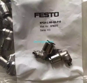 10 Stück/Beutel NEU FESTO NPQH-L-M5-Q6-P10 (578277) Gewindeverbindung - Bild 1 von 2
