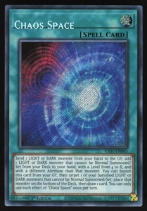Chaos Space CAMBIO DE NOMBRE ERROR DE IMPRESIÓN - RA01-EN065 - Secreto Raro - Yugioh - Imagen 1 de 1