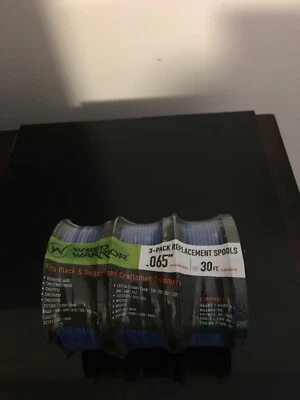 Weed Warrior .065", 30' Trimmer Line Spools 3 Pack for Black & Decker, Craftsman - Image 1 of 4