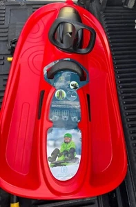 Gizmo Riders Schneeschlitten für bis zu 2 Fahrer mit maximalem Gewicht von 264 Pfund Lenkung/Bremse - Bild 1 von 7