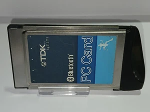 ✔️ 🙂 CARTE PC BLUETOOTH PCMCIA TDK BRBLU04-004A0-01 16 BITS BLUETOOTH - Photo 1/3