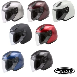 Gmax OF-17 Open Face Street Motorcycle Helmet - Pick Size/Color - Picture 1 of 19