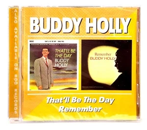 Buddy Holly - That'll Be The Day / Remember (CD, 2002, BGO, U.K.) 2 on 1 CD, New - Picture 1 of 2