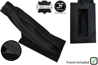 BOTA FRENO MANO CUERO PUNTADA NEGRA CON MARCO DE PLÁSTICO PARA TRIUMPH STAG 70-77 Foto 1 de 3