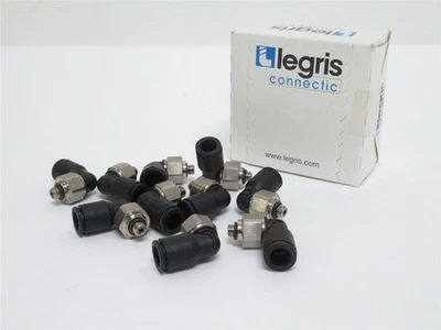 232961 Nuevo En Caja; Legris 3109 56 20 Caja-10 Codos de Aire 90Deg 1/4"PTC x 10-32UNF Foto 1 de 4