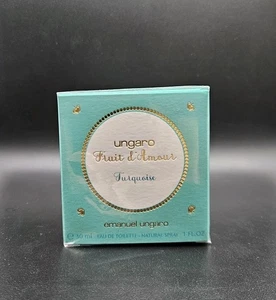Emanuel Ungaro Fruit D'Amour Turquoise Eau De Toilette 30 ml Sealed Damaged Box - Picture 1 of 1