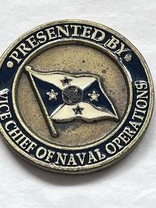 RARE 4 Star Admiral Vice Chief of Naval Operations- Navy Challenge Coin - Picture 1 of 8
