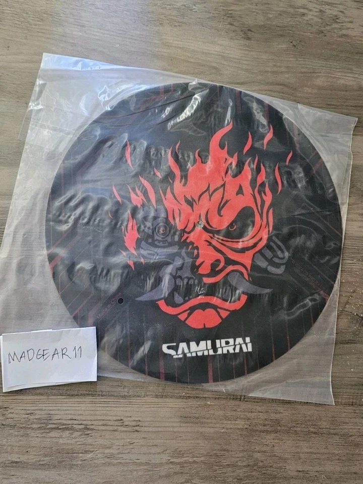 Cyberpunk 2077 Slippin’ In SAMURAI Slipmat | Tapete de vinilo para tocadiscos Foto 1 de 1