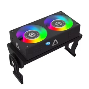 Waschbecken Schwarz RGB Für Speicher Bänke Module RAM DDR3 DDR4 DDR5 Dimm Lüfter - Bild 1 von 5