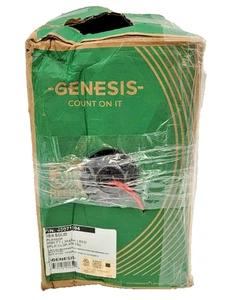 Genesis 18/4 solides Plenum Feuermeldekabel 1000' rot 45071104 NEU DISTRESSED BOX - Bild 1 von 6