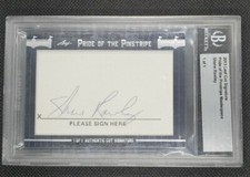 SHANE RAWLEY 2013 Leaf Pride of the Pinstripe CUT AUTO Beckett BGS #1/1 Yankees