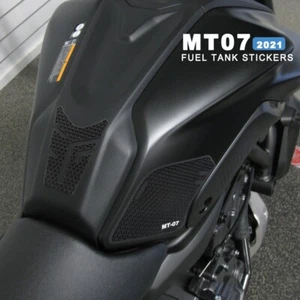 Tank Pads Protector Stickers Knee Grip Traction Pad FOR Yamaha MT-07 2021 -2023 - Picture 1 of 7