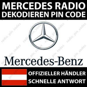 MERCEDES RADIO DEKODIEREN PIN CODE FÜR ALLE MODELLE ALPINE BECKER MF2199 M2910 - Bild 1 von 5