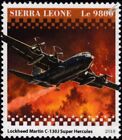 LOCKHEED MARTIN C-130J Super Hercules Firefighting Fire Aircraft Stamp #161