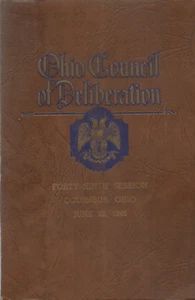 OHIO COUNCIL OF DELIBERATION, 49TH SESSION, COLUMBUS OHIO 1946, MASONIC  - Picture 1 of 1